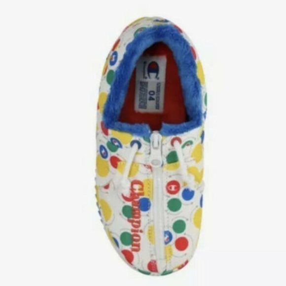 NIB Champion x Twister Unisex University Zip Slippers White Size 10 main image 5